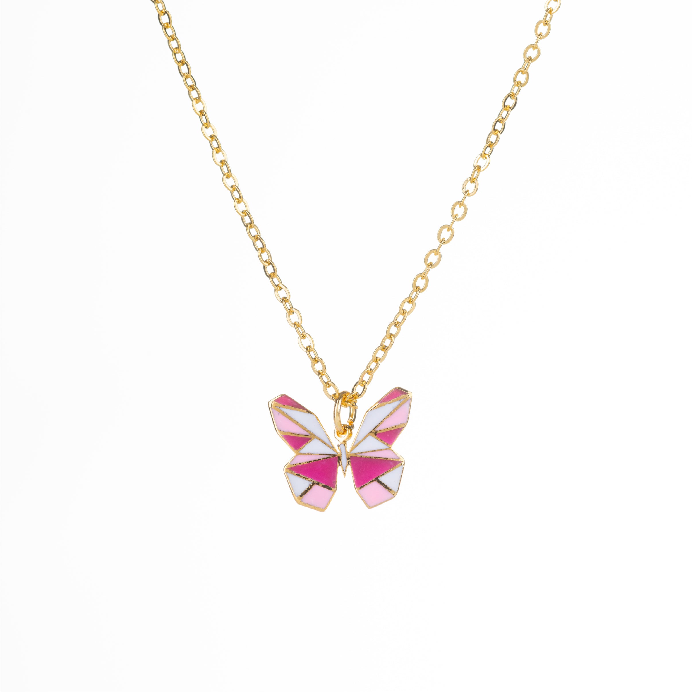 Butterfly Enamel Necklace