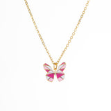 Butterfly Enamel Necklace