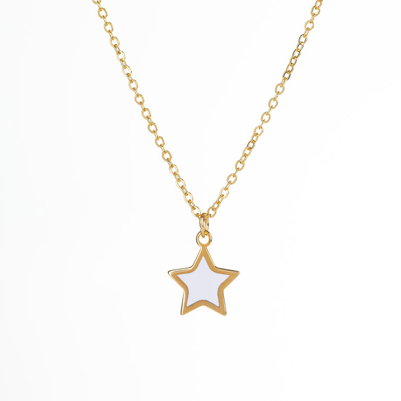 Star Enamel Necklace