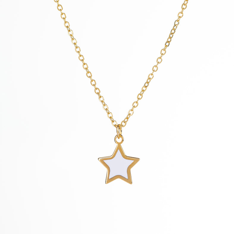 Star Enamel necklace
