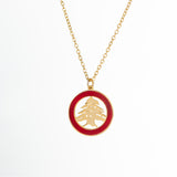 Arz Enamel Necklace