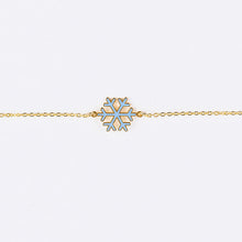 Load image into Gallery viewer, Enamel Snowflake Bracelet
