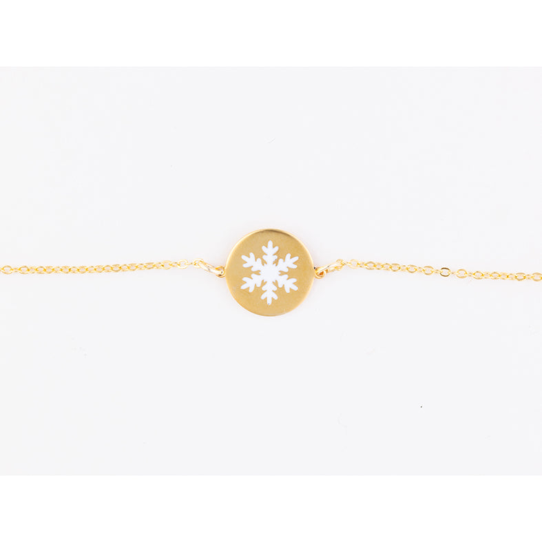 Snowflake Coin Bracelet