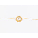 Snowflake Coin Bracelet