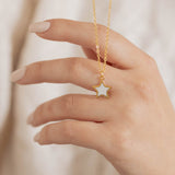 Star Enamel Necklace