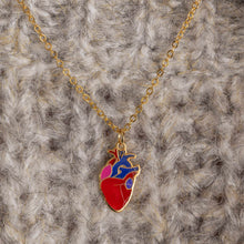 Load image into Gallery viewer, Enamel Heart necklace
