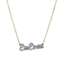 Load image into Gallery viewer, Mom nickname enamel Necklace
