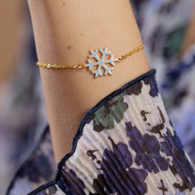 Load image into Gallery viewer, Enamel Snowflake Bracelet
