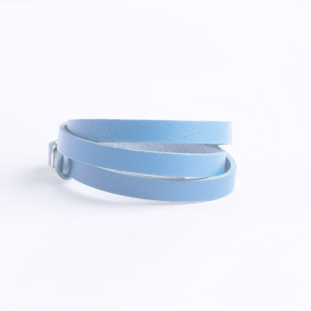 Strap Leather Bracelet with Charms