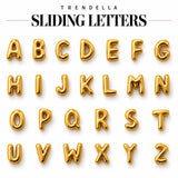 Trendella Sliding Letters A to Z alphabet chart