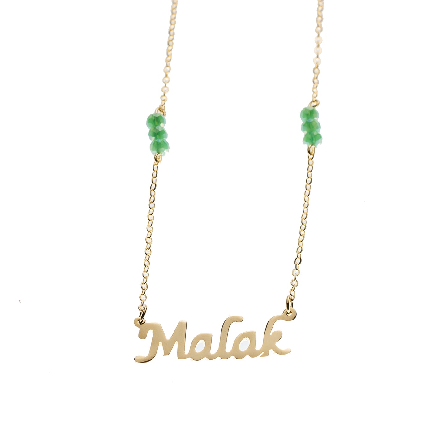 Name Necklace with beads