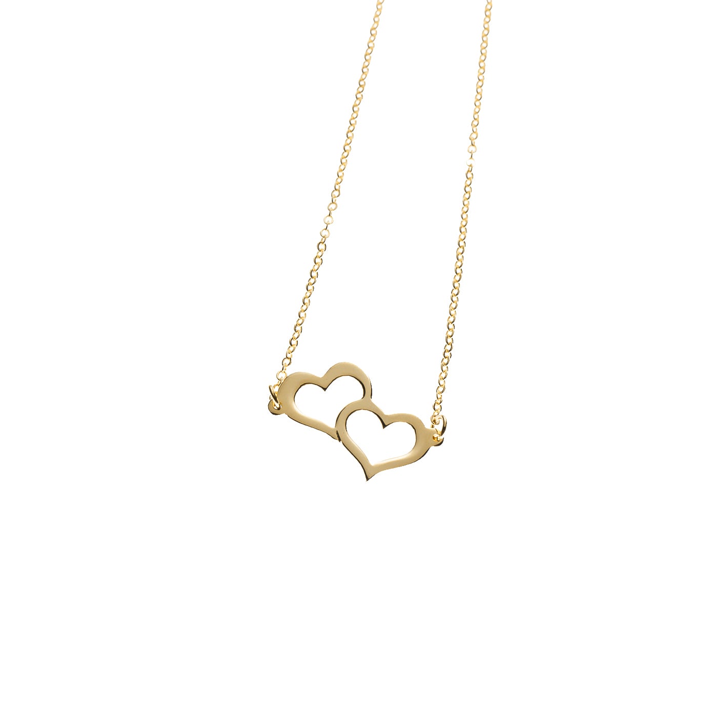 Double hearts Necklace