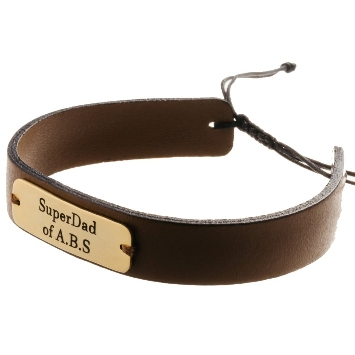 Super Dad's Leather Bracelet