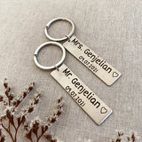 Mr & Mrs Keychain / Per Pc