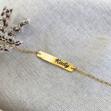 Name Engraving Bracelet