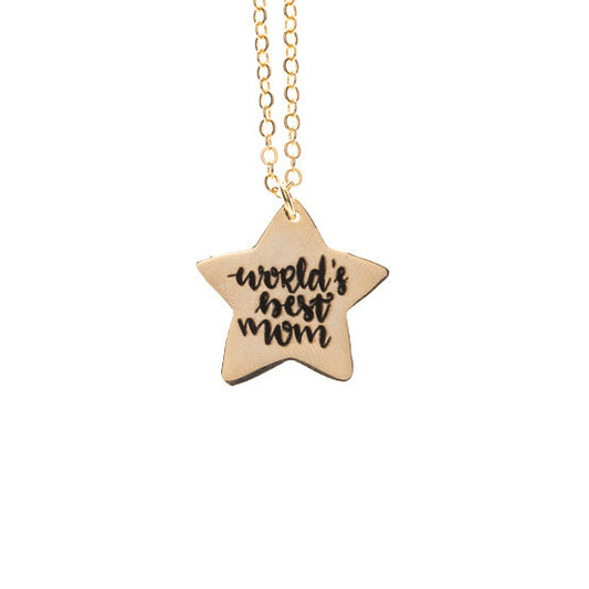 Special Engraving Star Necklace