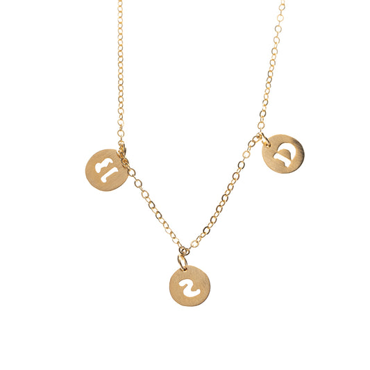 Initials necklace