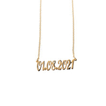 Load image into Gallery viewer, Customized Date Necklace
