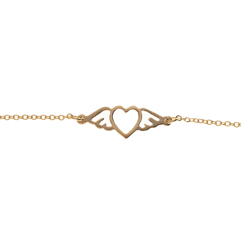 Heart and Wings Bracelet
