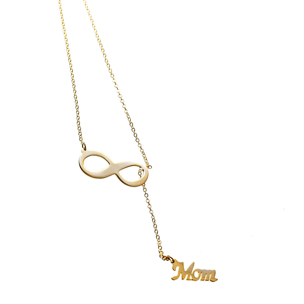 Infinity with Mom Necklace