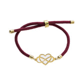 Heart Infinity Bracelet