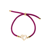 Geometric Heart Bracelet