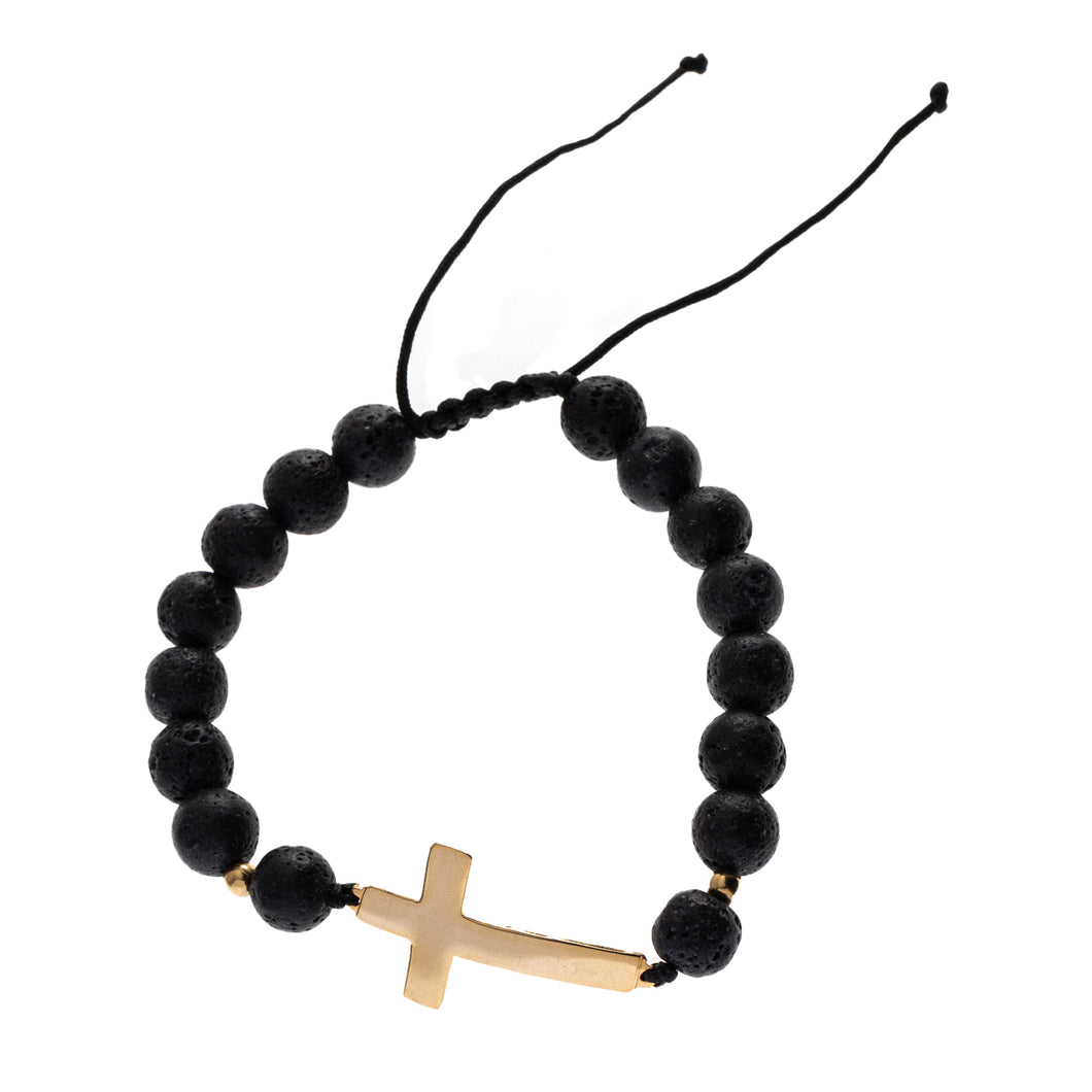 Beaded Cross Bracelet