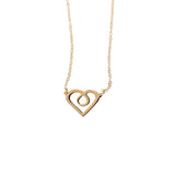 Pretzel Heart Necklace