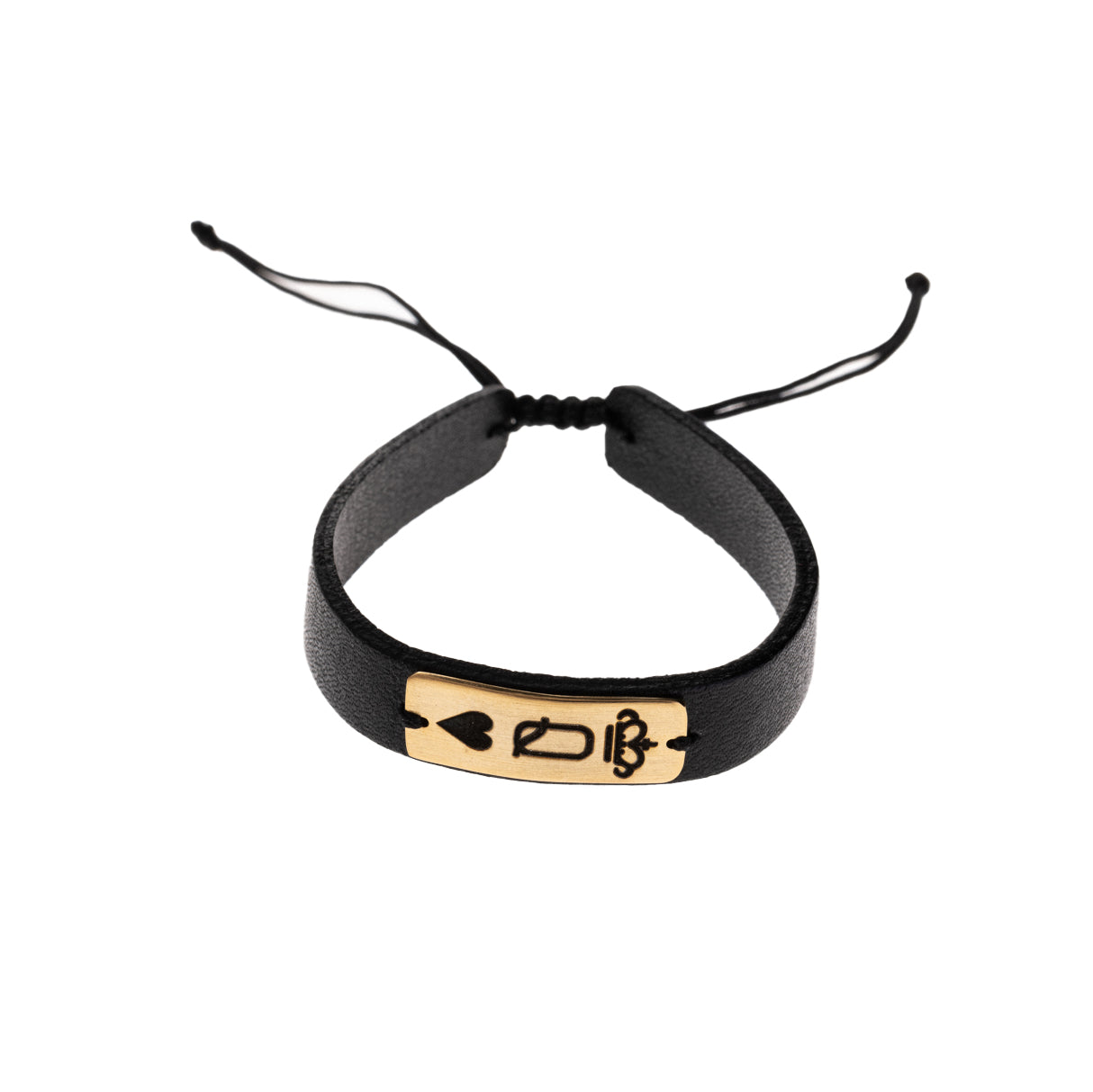King & Queen Leather Bracelets