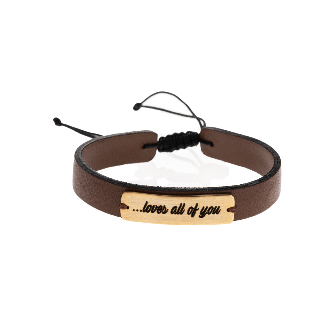 Song Lyrics Leather Bracelet
