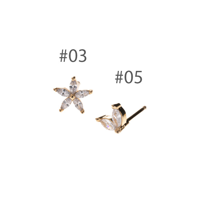 Mini Strass Earrings (one side)