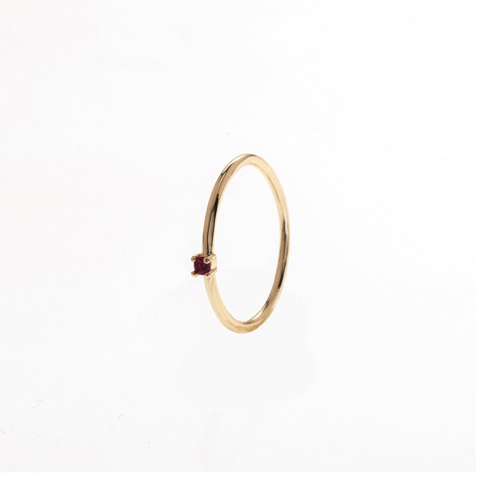 Simple Stone Rings