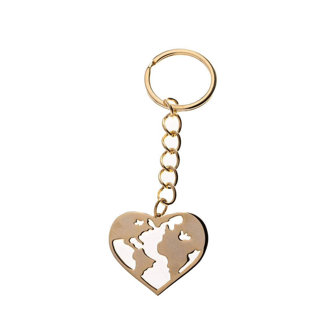 World of Love Keychain